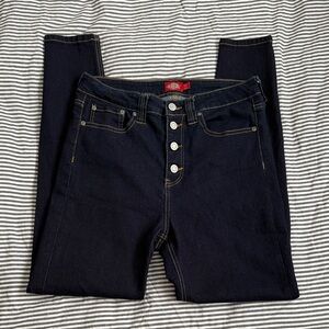 Women's Dark Blue Denim Jeans